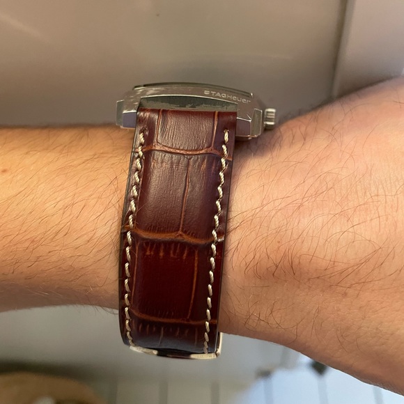 *SOLD* Tag Heuer Monaco Automatic + 3 straps - Picture 7 of 17